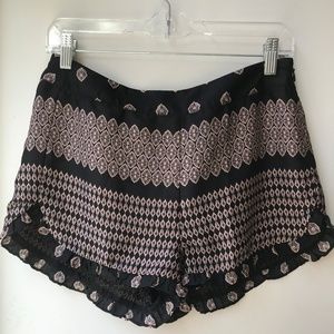 Never Worn Avec Les Filles Ruffle Silky Shorts